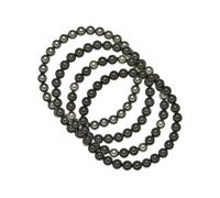 Rafaela Donata Perlen-Armband Damen grau, 21