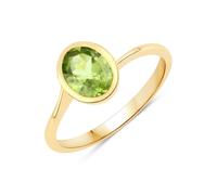 Rafaela Donata - Ring Sterling Silber Peridot in Gelbgold Ringe 1 ct Damen