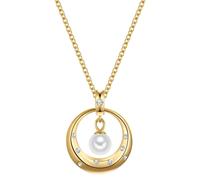 Rafaela Donata Ring Feder aus Sterling Silber in 42,0 cm Basiskette + 5,0 Verlängerung Damen