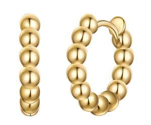 Rafaela Donata Ring Feder aus Sterling Silber in Gelbgold 14,1 mm Damen