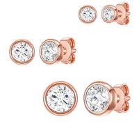 Rafaela Donata Schmuckset Rosévergoldet mit Kristallen von Swarovski® 4,1 - 6,6 mm Damen