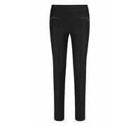 Raffaello Rossi Damen 7/8-Jersey-Leggings Otti Slim Fit Schwarz Größe 34