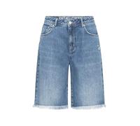 Raffaello Rossi Damen Jeans Bermuda Tonya in True Soft Denim, Farbe:blau, Größe:36