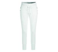 Raffaello Rossi Damen Jogging Pants aus Hightech Jersey Candy Größe 38 EU Weiß (weiß)