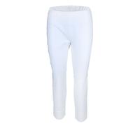 Raffaello Rossi Schmale Schlupfhose aus Techno Cotton Superstretch in Weiss, Größe 38