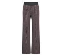 Raffaello Rossi Wide Leg Stoffhose mit elastischem Label-Bund Modell 'ELAINE' in Mittelbraun, Größe 34