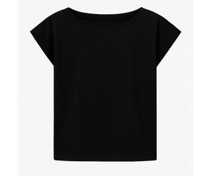 Raffaello Rossi - Grit | Lässiges Jersey-Shirt mit angeschnittenem Arm und fließendem Fall schwarz - Gr. - 44