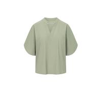 Raffaello Rossi Kurzarm Bluse mit V-Ausschnitt Loui, Farbe:Salbei, Größe:40