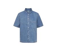 Raffaello Rossi Lässiges Jeans Hemd Giuliette Super Soft Denim, Farbe:blau, Größe:38
