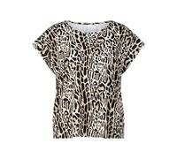 Raffaello Rossi Oversized T-Shirt mit Leo-Print Grit, Farbe:beige, Größe:42