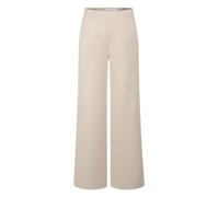 Raffaello Rossi Wide Leg Stoffhose mit Strukturmuster Modell 'PALINA' in Beige, Größe 44