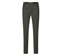 Raffaello Rossi Skinny Fit Hose in Leder-Optik Modell 'RESA' in Oliv, Größe 42