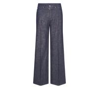 Raffaello Rossi - Sventy Belt | Weit geschnittene Denim-Hose mit Lurexfaden - lässiger Chic mit edlem Glanz blue stonewashed Denim - Größ..., 42