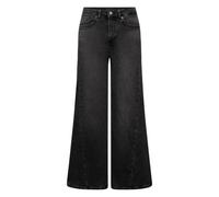 Raffaello Rossi - Sventy Crop Bling | Wide Leg Jeans mit Strass - moderner Denim mit besonderem Detail black-used Denim - Gr. - 40