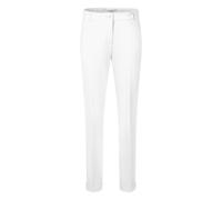 Raffaello Rossi Regular Fit Stoffhose mit verkürztem Schnitt in Weiss, Größe 34