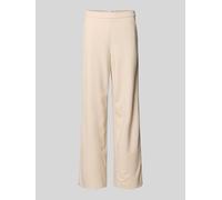 Raffaello Rossi Wide Leg Stoffhose mit elastischem Bund Modell 'PALINA' in Beige, Größe 32