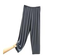 RAFYZY Leichte Pyjamahose für Herren - Bequeme, weiche Schlaf- & Loungehose für Herren PJ Sleep Jogger,Iron Gray,5XL