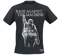 Rage Against The Machine Album Cover Männer T-Shirt schwarz XXL 100% Baumwolle Band-Merch, Bands