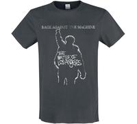 Rage Against The Machine Amplified Collection - The Battle of LA Männer T-Shirt Charcoal XL