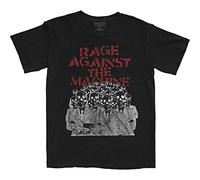 Rage Against The Machine Crowd Masks offiziell Männer T-Shirt Herren (Medium)