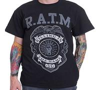 Rocks Off T-Shirt Rage Against The Machine Police Badge schwarz M
