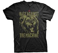Rocks Off T-Shirt Rage Against The Machine Pride Band Logo offiziell Herren Schwarz XXL
