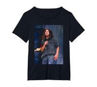 Rage Against The Machine Zack De La Rocha von Andy Willsher T-Shirt, Damen Große Größen, Schwarz, 1X