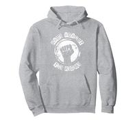 Rage Against The Regime Protestaktivist Pullover Hoodie, Unisex für Erwachsene, Grau Meliert, S