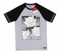 Raglan T-Shirt mit Shadow Pokémon Gengar, Gastly, Alpollo und Haunter von Nintendo