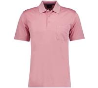RAGMAN Regular Fit Poloshirt Kurzarm rosa