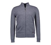 RAGMAN Cardigan Herren Slim Fit Merinowolle grau, L