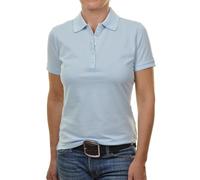 RAGMAN Damen RAGWOMAN Poloshirt Piqué Hellblau-072, 3XL