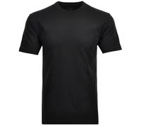 RAGMAN T-Shirts Herren Kurzarm Rundhals Baumwolle schwarz, 5XT = 5XL