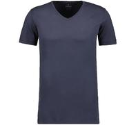 Ragman T-Shirt Bodyfit V-Ausschnitt Doppelpack Herren Baumwolle Slim Fit 3XL Marine