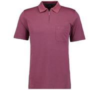 RAGMAN Softknit Regular Fit Poloshirt Kurzarm beere