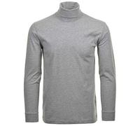 RAGMAN Herren Rollkragenpullover - Langarm Basic Rollkragen Regular Fit, Single Jersey, einfarbig Grau S