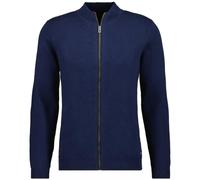 RAGMAN Herren Cardigan mit feiner Struktur, Baumwolle/Kaschmir L, Marine-070
