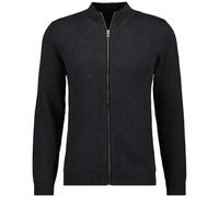 RAGMAN Herren Cardigan mit feiner Struktur, Baumwolle/Kaschmir 3XL, Anthrazit-019