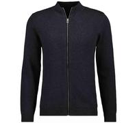 RAGMAN Herren Cardigan mit feiner Struktur, Baumwolle/Kaschmir XXL, Anthrazit-019