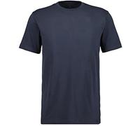 RAGMAN Herren T-Shirt 2er Pack - 1/2 Arm, Unterhemd, Rundhals, blau, 4XL Dunkelblau