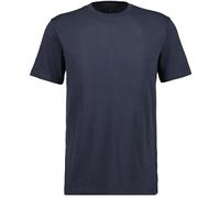 RAGMAN Herren T-Shirt 2er Pack - 1/2 Arm, Unterhemd, Rundhals, blau, 2XL Dunkelblau