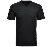 Ragman Herren Doppelpack - 2 T-Shirts mit V-Ausschnitt, Schwarz, 3XL