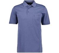 Ragman Herren Kurzarm Softknit Poloshirt ,Gr:-M ,Farbe:-Türkisblau M Türkisblau