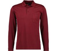 RAGMAN Herren Softknit-Polo mit Brusttasche, Langarm