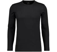 RAGMAN Herren Langarm Shirt mit rundhals Bodyfit Schwarz-009 M