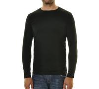 RAGMAN Longsleeve Herren Langarm Rundhals Baumwolle schwarz, S