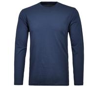 RAGMAN Herren Langarm-Shirt Rundhals S, Nachtblau-079