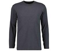 Langarmshirt RAGMAN, Herren, Gr. 3XL, grau (anthrazit), Jersey, Baumwolle, regular fit, Rundhals, Shirts Langarmshirt (65773261-XXXL) anthrazit
