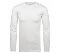 Ragman Herren Langarmshirt Regular Fit Rundhals Baumwolle Weiß 3XL
