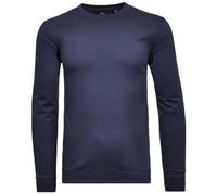 RAGMAN Herren Langarmshirt Rundhals mit Bündchen Dunkelblau-711, XL